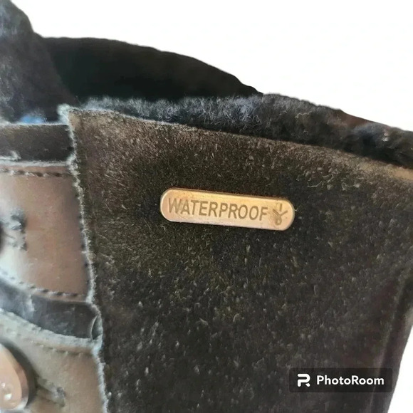 EMU Australia Boot Captain Sheepskin/Suede Waterproof Boots - Picture 4 of 15